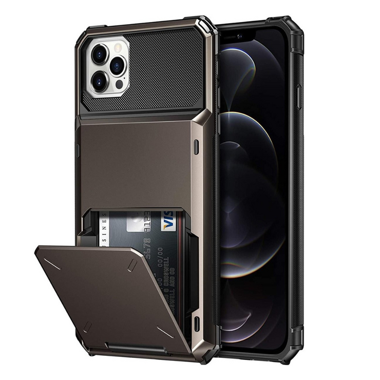 Orbit Shockproof iPhone Wallet Case For 14-16 Series
