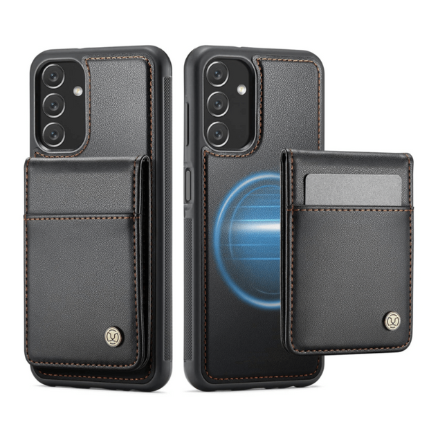 Pario Magnetic Leather Wallet Case For Galaxy A Series With Detachable Card Holder - Astra Cases