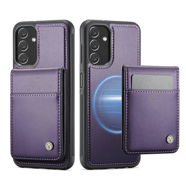 Pario Magnetic Leather Wallet Case For Galaxy A Series With Detachable Card Holder - Astra Cases