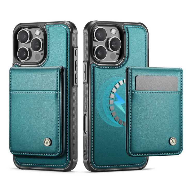 Perdo Magnetic Leather Wallet iPhone Case With Detachable Card Holder