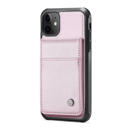 Pereo Magnetic Leather Wallet iPhone Case With Detachable Card Holder