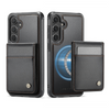 Prolix Magnetic Leather Wallet Galaxy Case With Detachable Card Holder