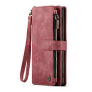 Saevio Magnetic Leather Wallet Case For Galaxy Note Series