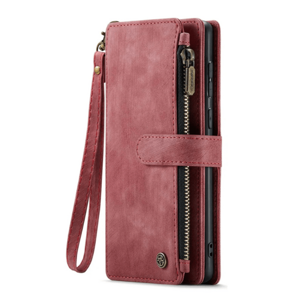 Saevio Magnetic Leather Wallet Case For Galaxy Note Series