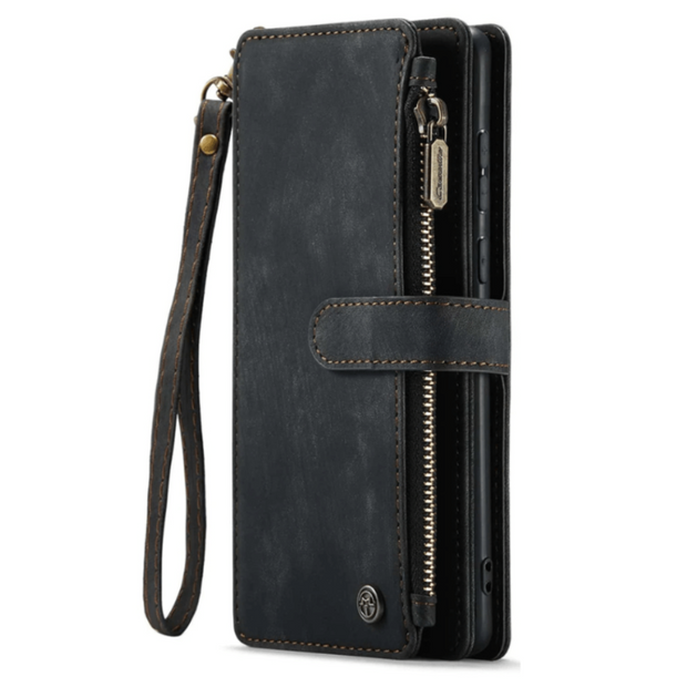 Saevio Magnetic Leather Wallet Case For Galaxy Note Series