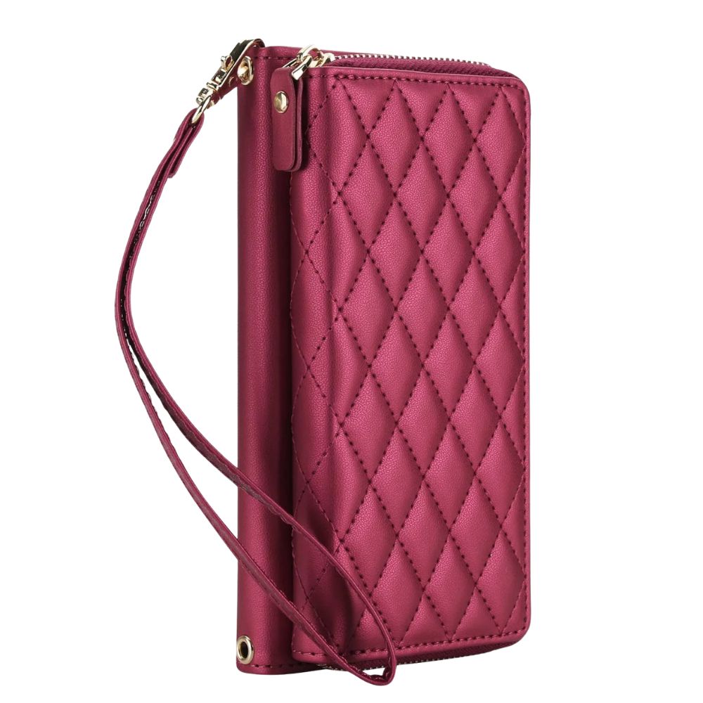 Aestus Quilted Leather Wallet Case for Galaxy A Series - Astra Cases