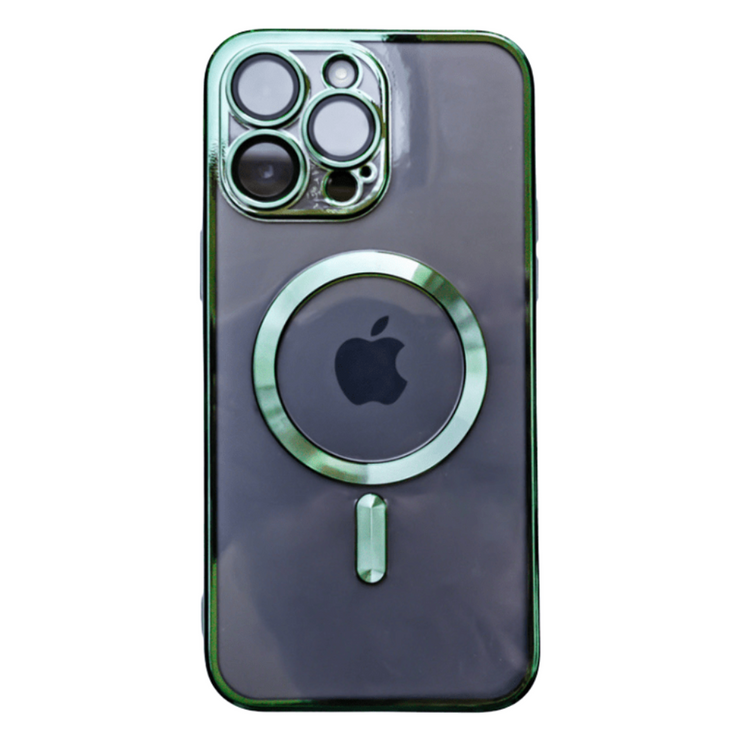 Bellus Silicone Clear MagSafe Case For iPhone Series 12-15