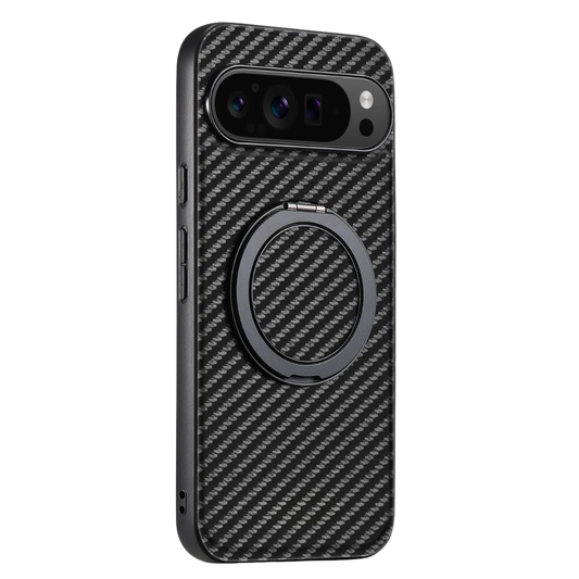 Fugio Carbon Fiber Shockproof Case With Kickstand For Google Pixel