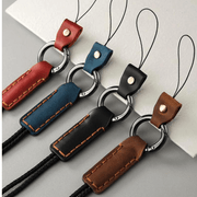 Eatenus Leather And Nylon Lanyard For Phone And AirPods