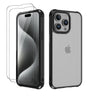 Evoco Industrial Shockproof iPhone Case with Dual Glass Protectors