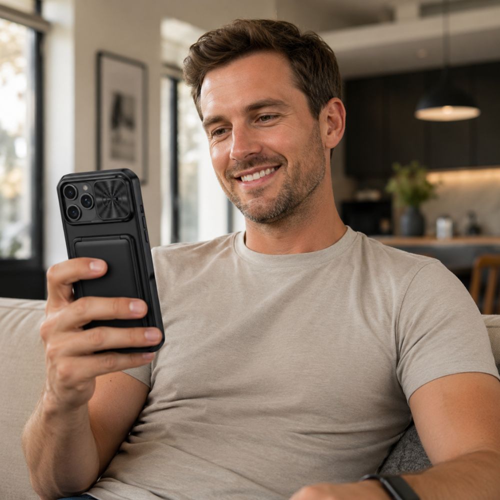 Invictor Slim Shockproof iPhone Case With Card Holder - Astra Cases