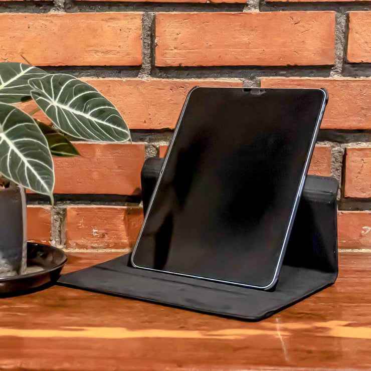 London Leather iPad Case With 360 Degree Rotating Stand