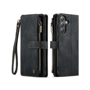 Saevio Magnetic Leather Wallet Galaxy Case - Astra Cases