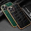 Abduco Genuine Leather iPhone Case Crocodile - Astra Cases