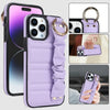 Amara Luxury Leather iPhone Case With Pleated Wristband - Astra Cases