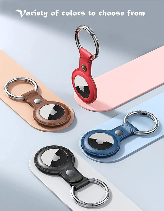 Celo Leather Keychain AirTag Case - Astra Cases