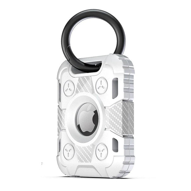 Ensis Armored Soft Silicone Airtag Protective Case With Keychain - Astra Cases